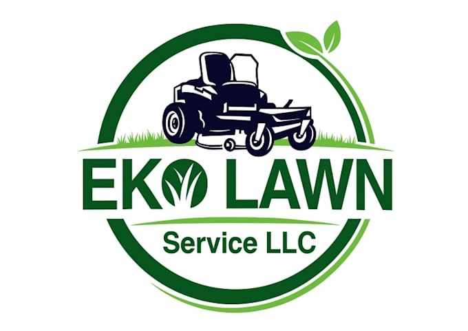 design modern lawn service logo