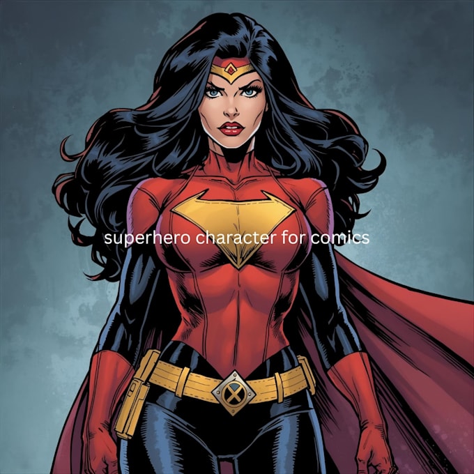 superhero character for comics
