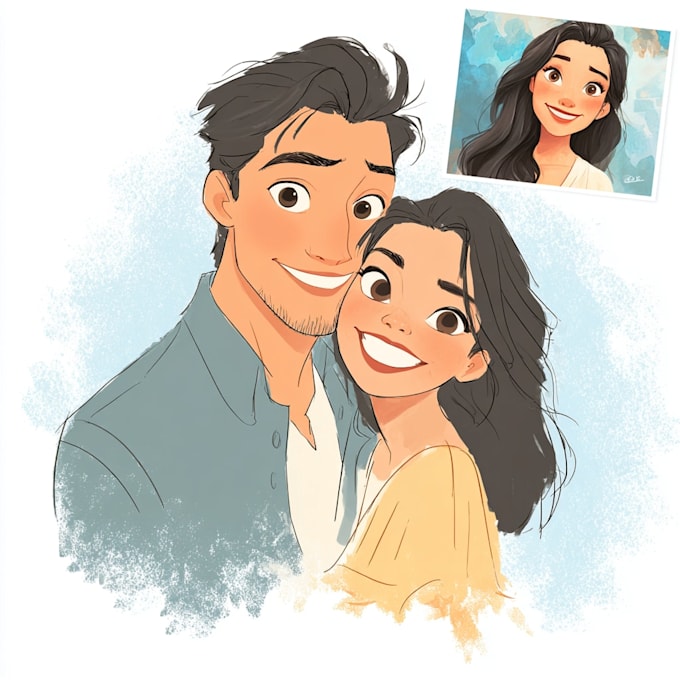 draw faceless couple illustration couples portrait