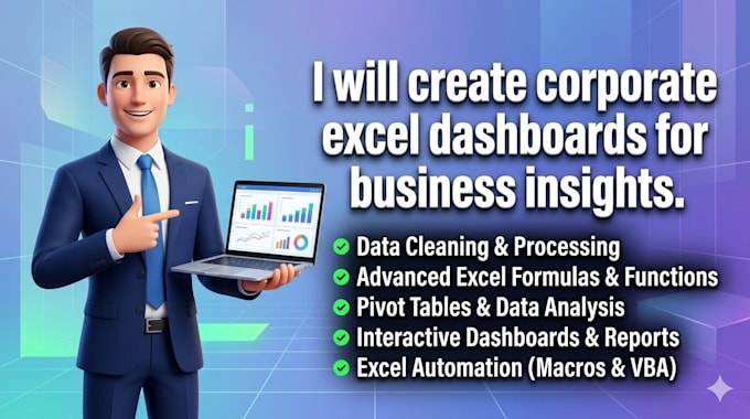 corporate excel dashboards for business insights