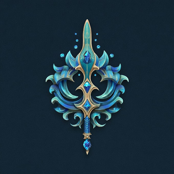 make a awesome rpg fantasy or sci fi logo for you