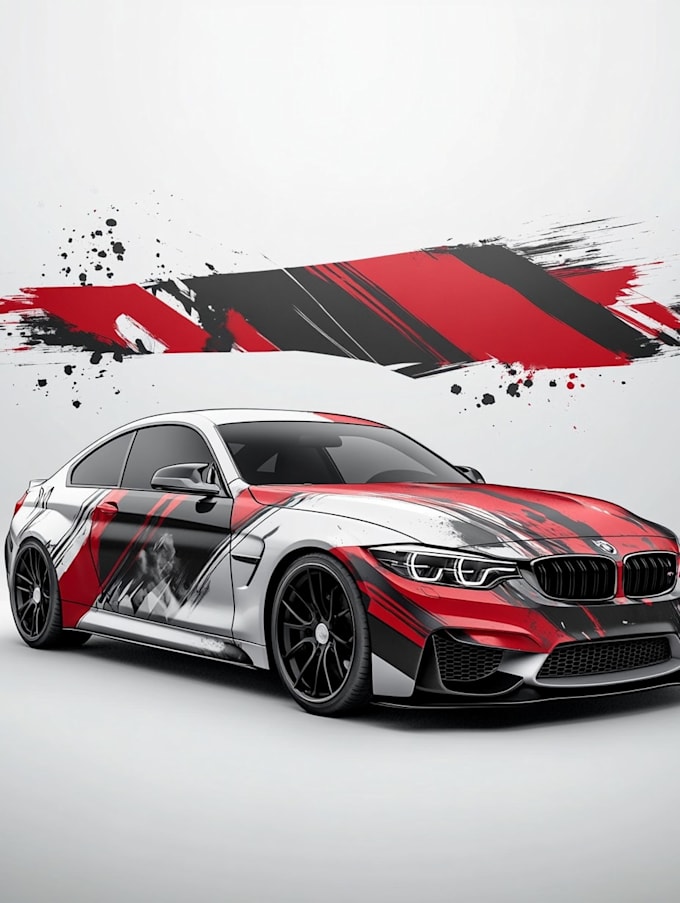 do clean and professional car wrap, vehicle wrap design