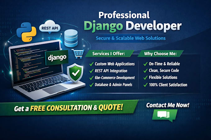 be your expert python developer for web app development