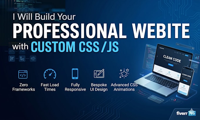 build a fast responsive, and modern website