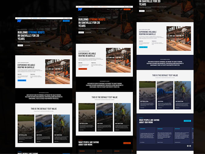 set up a contractor website using my 8 page webflow template