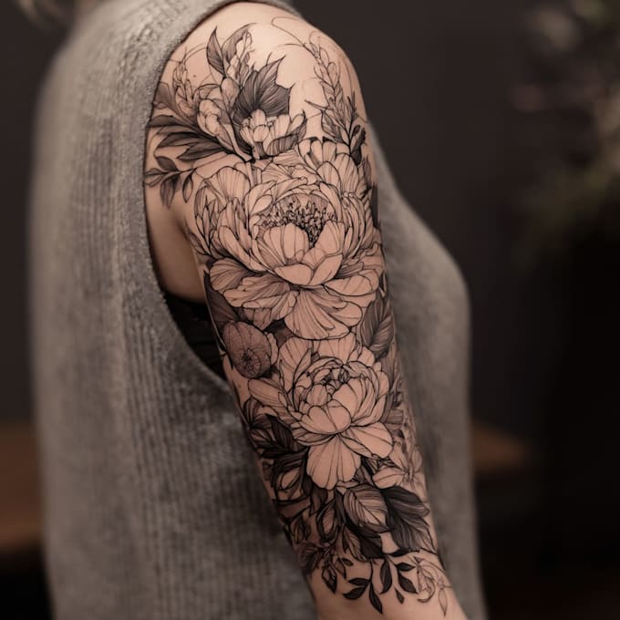 do a personalized tattoo sleeve art