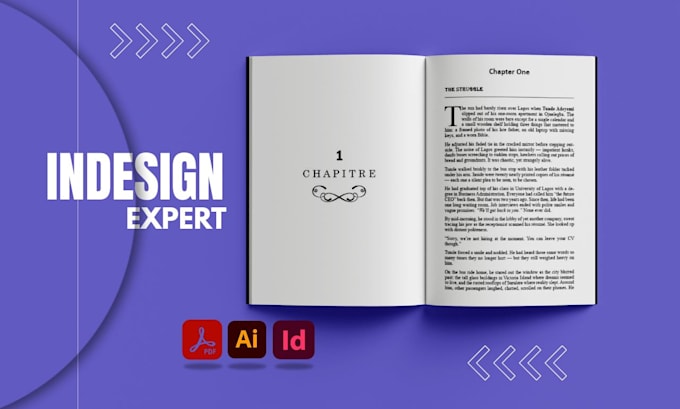 Book formatting project, ms word manuscript adobe indesign, google doc ...