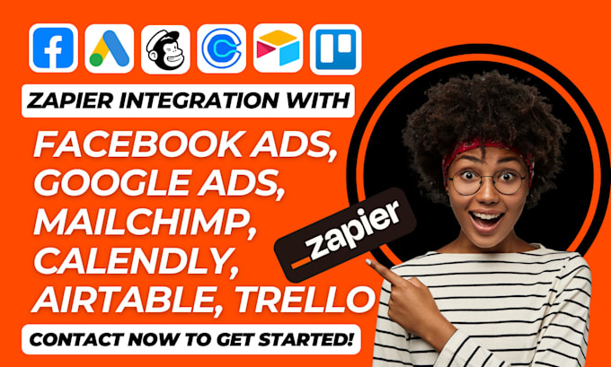zapier integration with facebook ad google ad mailchimp trello calendly airtable