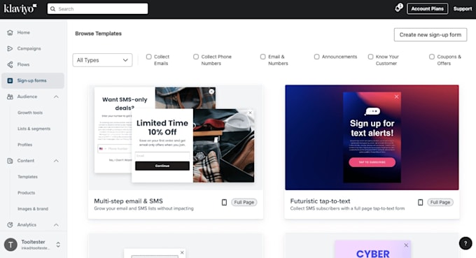 audit, setup, manage, redesign, klavioyo,klaviyo flows website and email banner