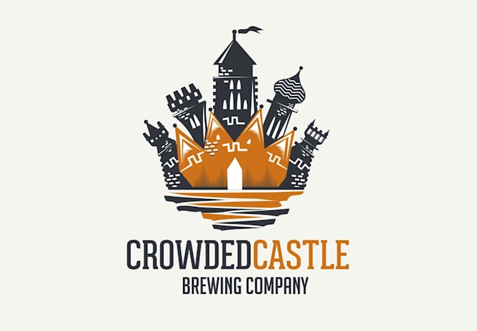 make an modern wonderful castle logo design