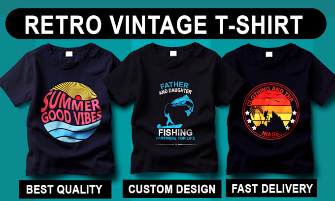 do retro vintage t shirt design