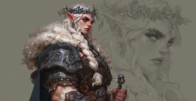 create your fantasy character for your dnd character game