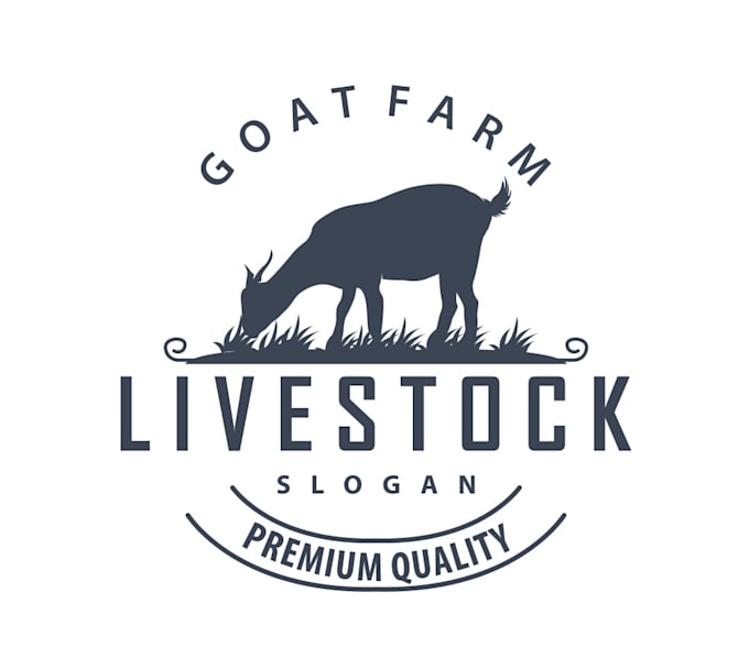 do modern professional gorgeous goat logo