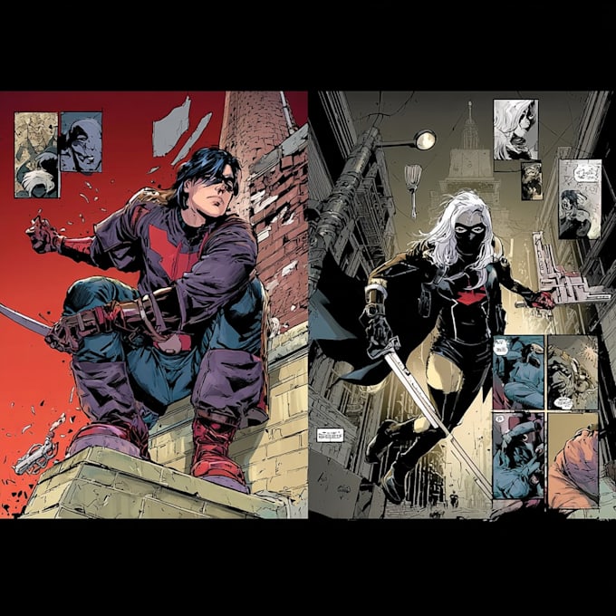 do comic book illustration graphic novel cover art cartoon