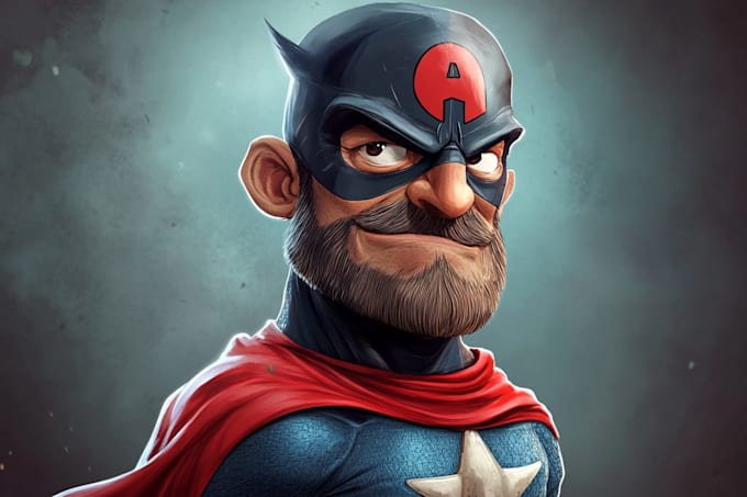 draw super hero characters and personal request