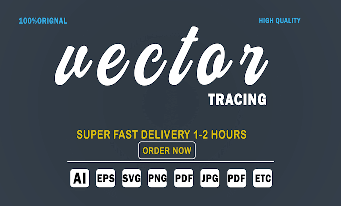 vectorize or redraw your logo and image fast and accurately