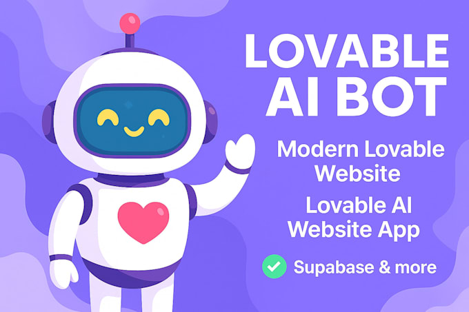 build lovable ai bot, modern lovable website, lovable ai website app, superbase