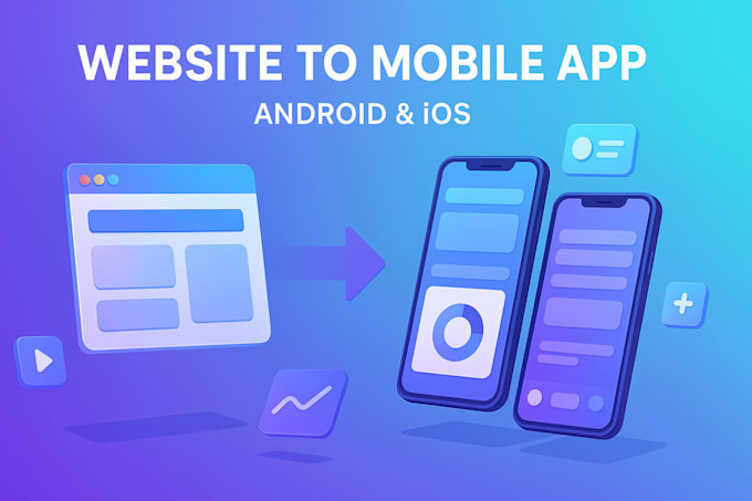 convert your website or web app into a flutter mobile app
