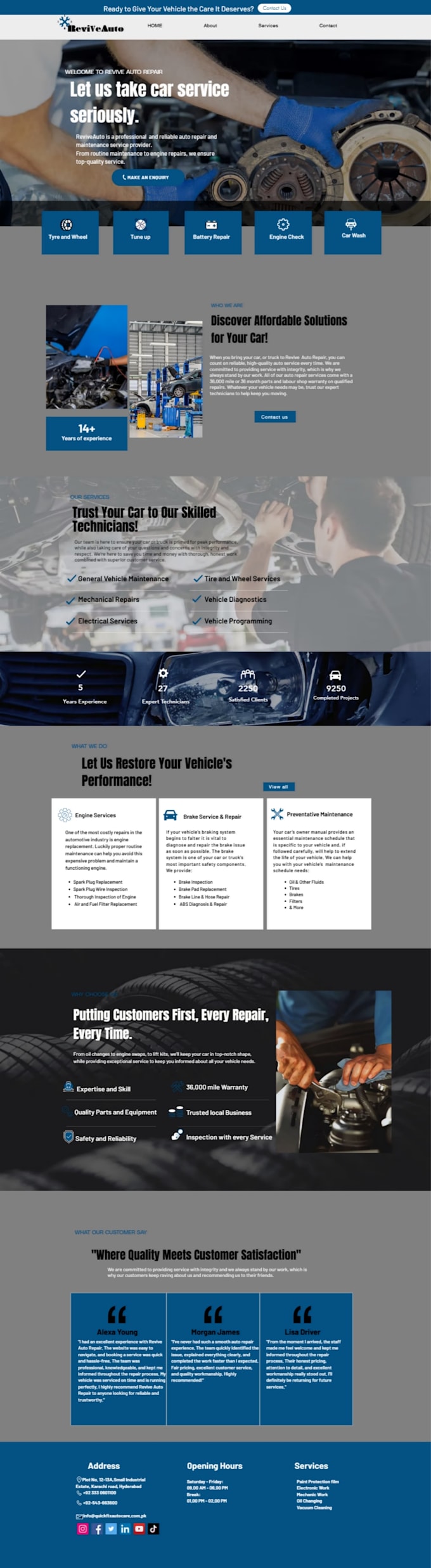 design or redesign a professional wix website