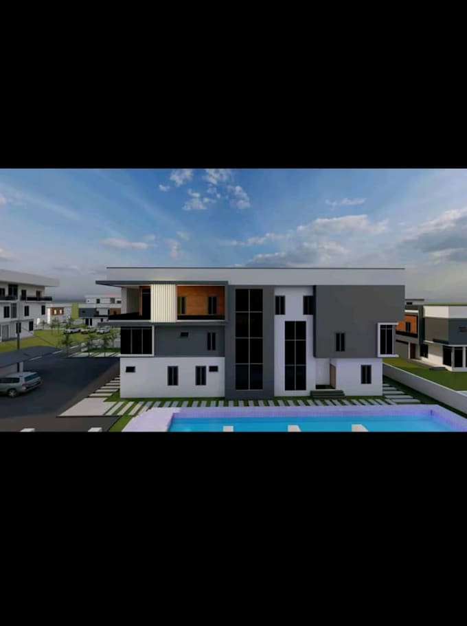 create a beautiful interior design exterior design and landscape
