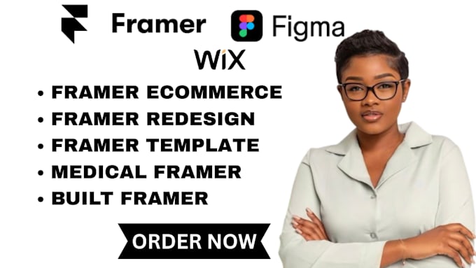 do framer redesign, built framer, medical framer, framer template