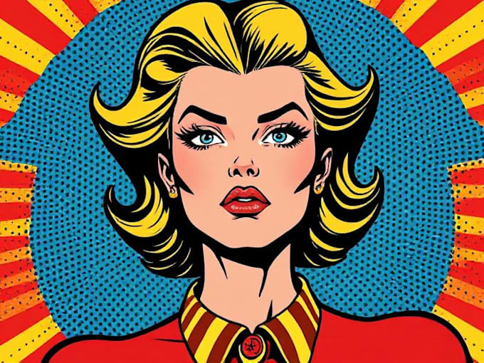 create a pop art advertisement