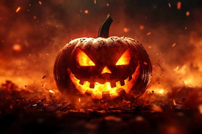 do spooky halloween logo, branding, custom made halloween