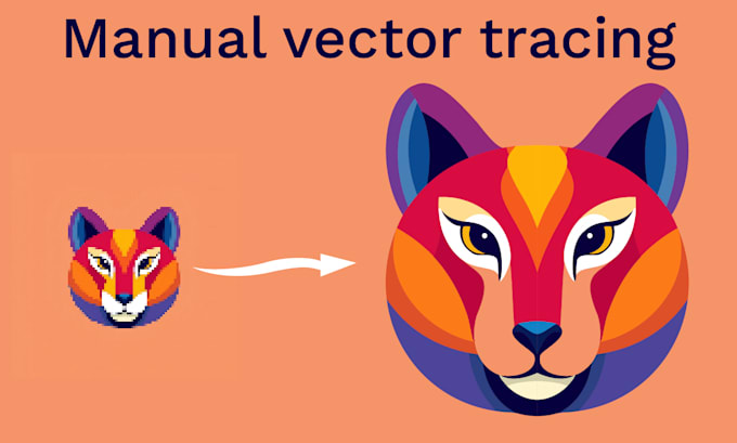 manual vector tracing,logo redraw,raster to vector tracing