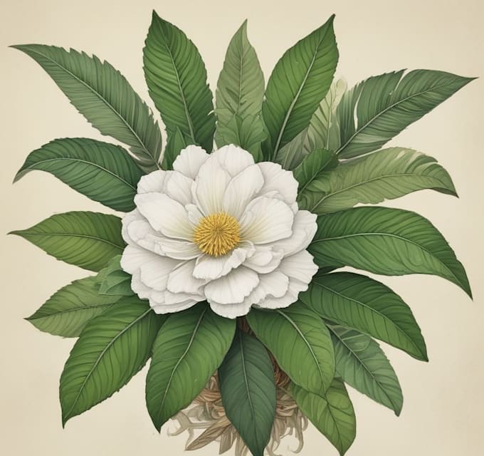 design botanical illustration art for you