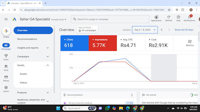 create and optimize high performing google ads campaigns