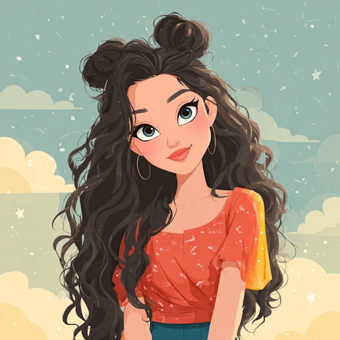 do disney cartoon portrait