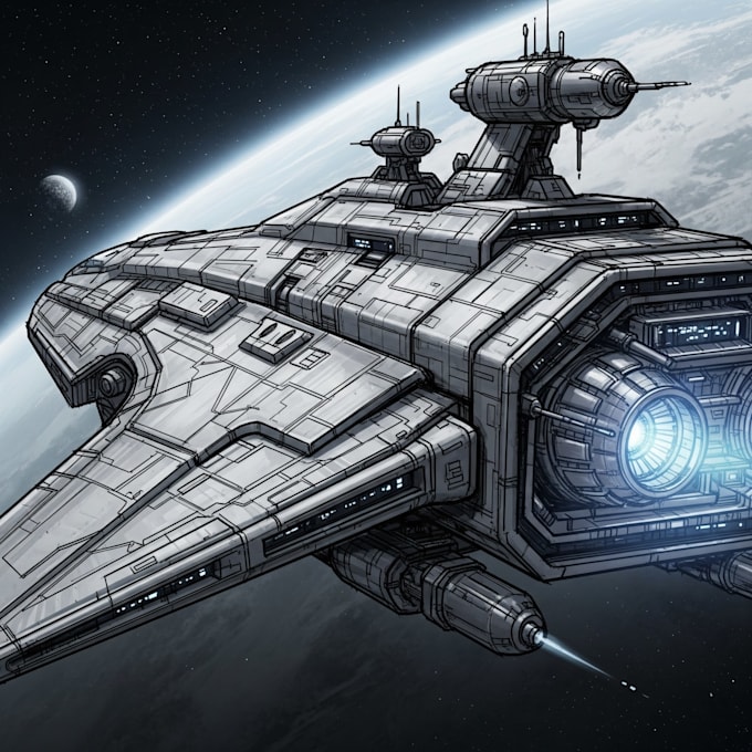 create vehicle concept art for you
