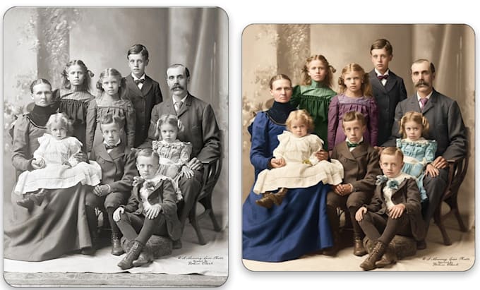 do professional old photo restoration