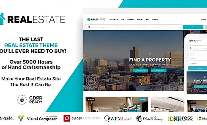 build real estate property management website, auction bidding multi vendor site