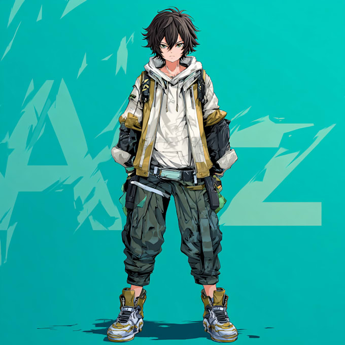 draw anime characters, and original character