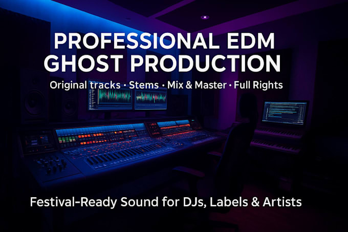 professional uniquely mix and master your edm tracks