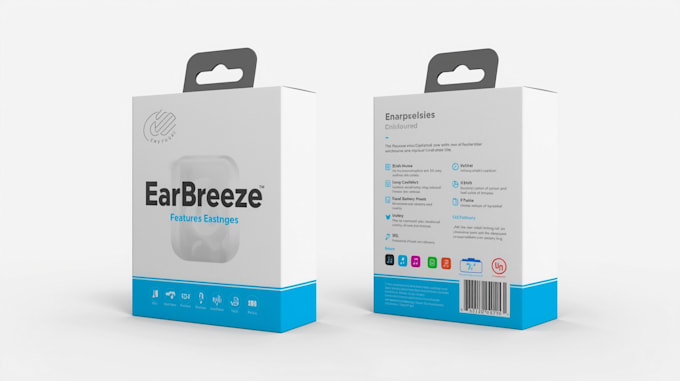 do product packaging, mailer box and lable design