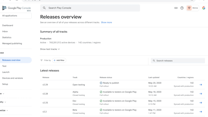 create google play console accounts
