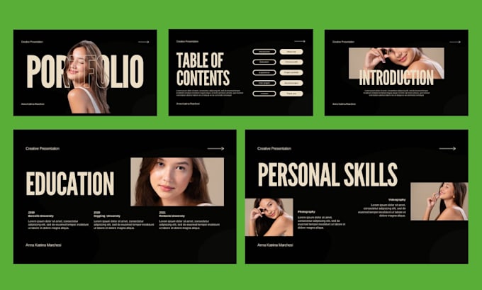 design professional presentation using canva