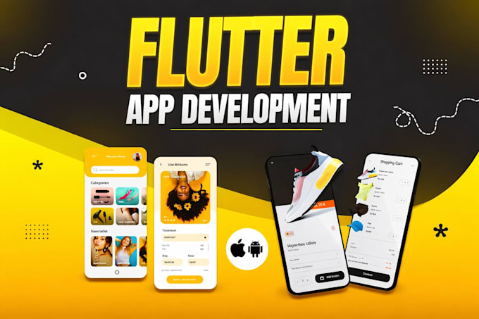build a custom app development using flutter and dart