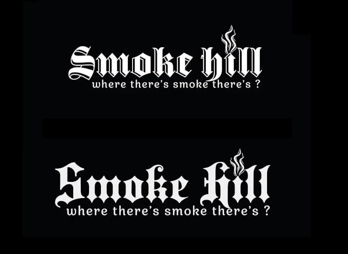 do blackletter old english font logo design with source file