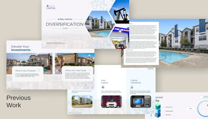 design investor ready pitch deck and powerpoint presentation