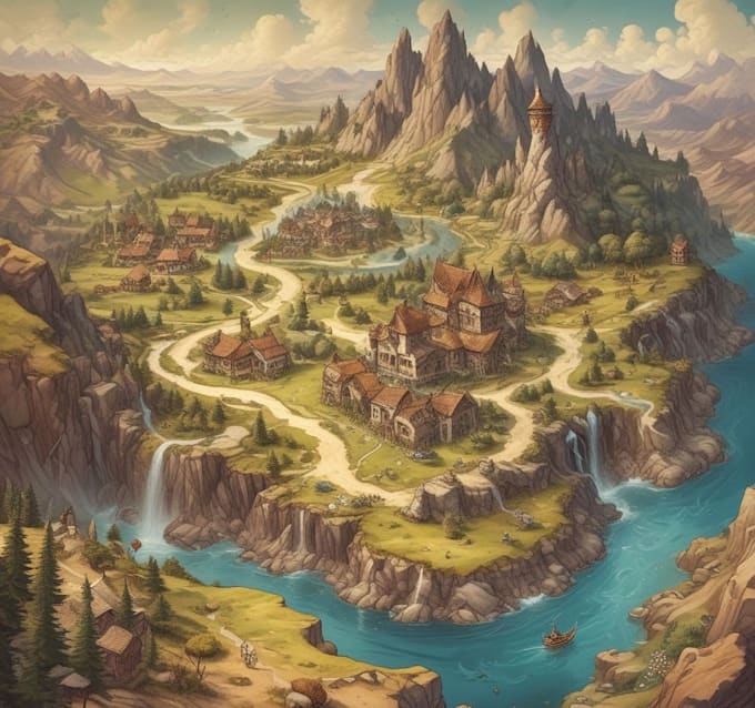 make an amazing world or regional custom fantasy map