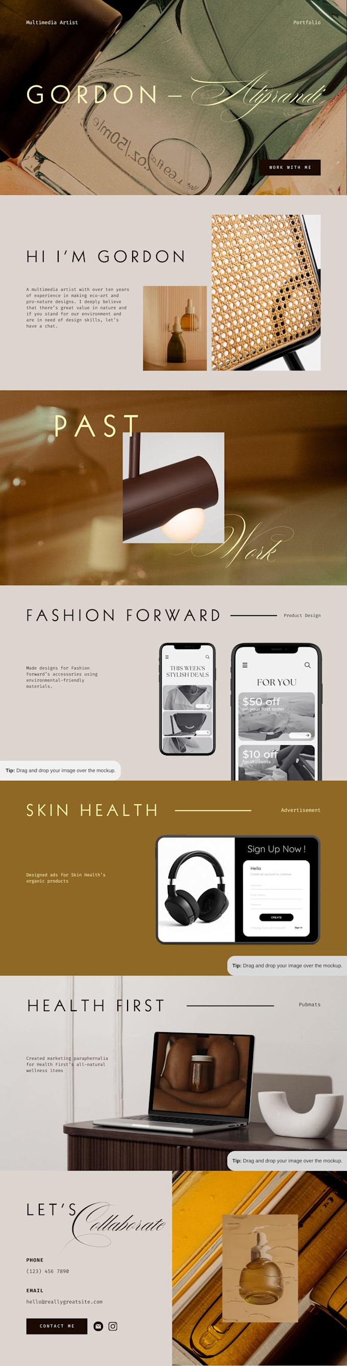create mobile and desktop friendly websites
