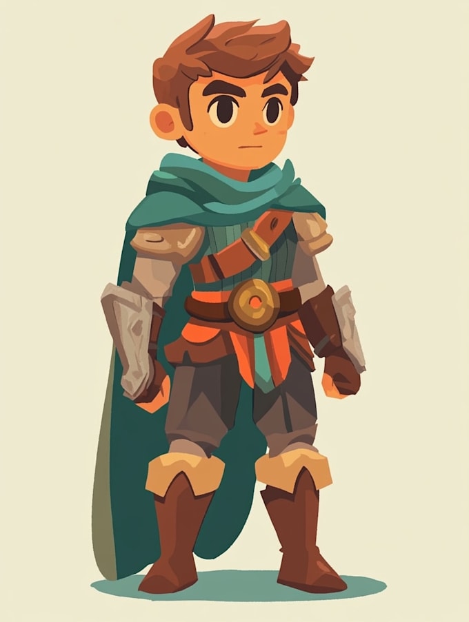 do 2d game character design and animation