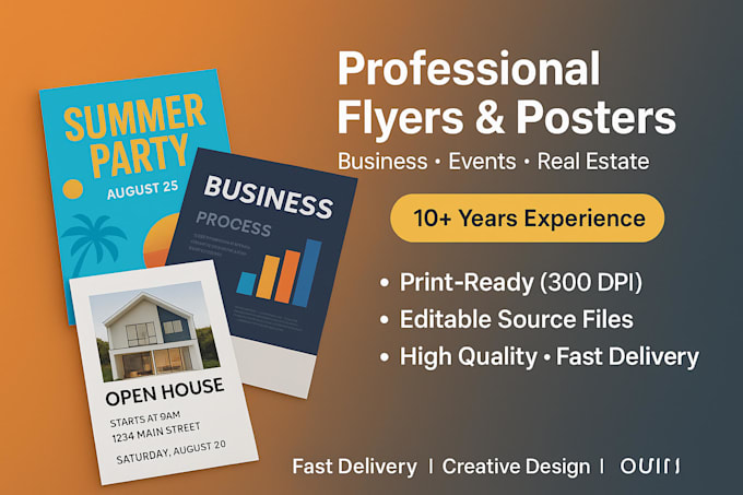 design business promotional flyer