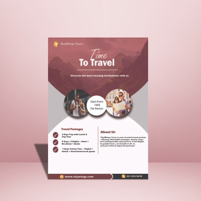 design professional design and flyer