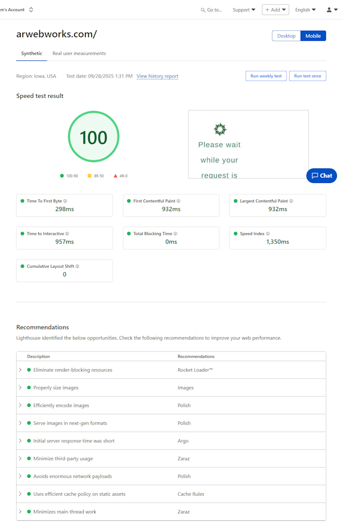 increase wordpress website speed and fix core web vitals issues