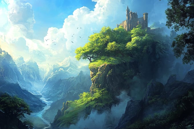 draw your fantasy landscape