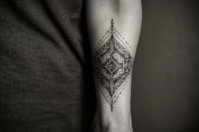 create custom linework tattoo designs with clean and bold